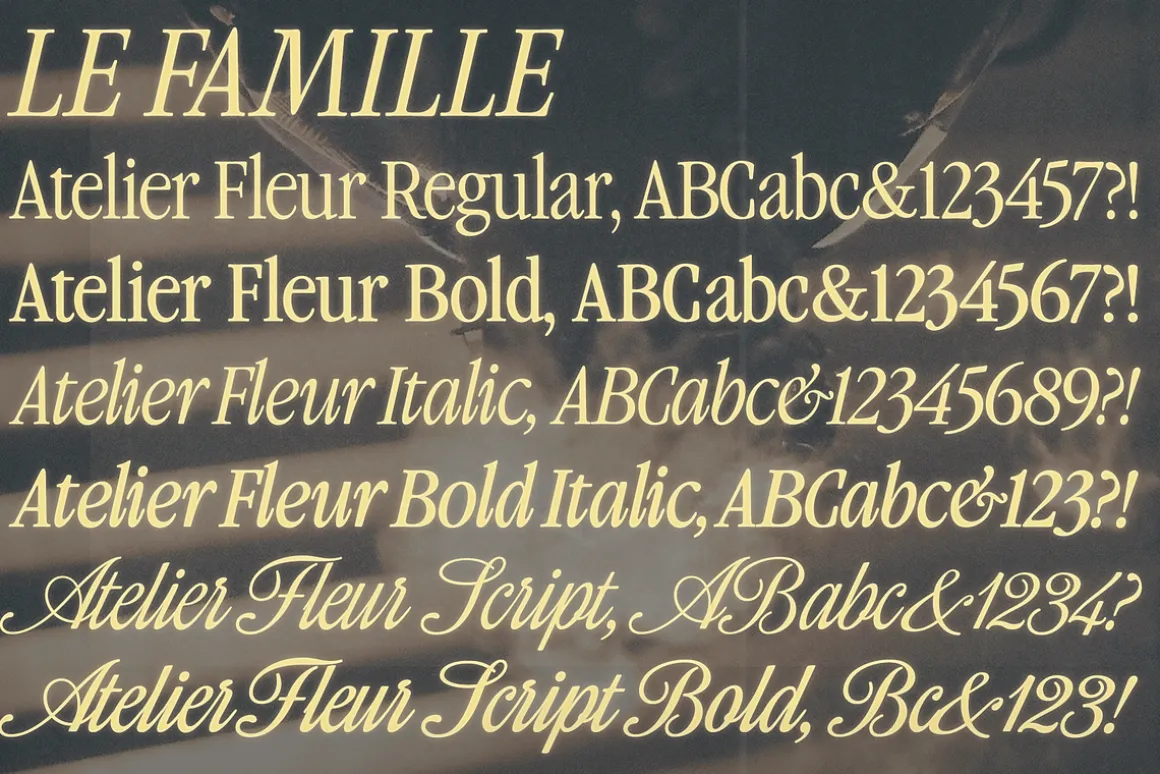 Atelier Fleur - Nostalgic Serif
