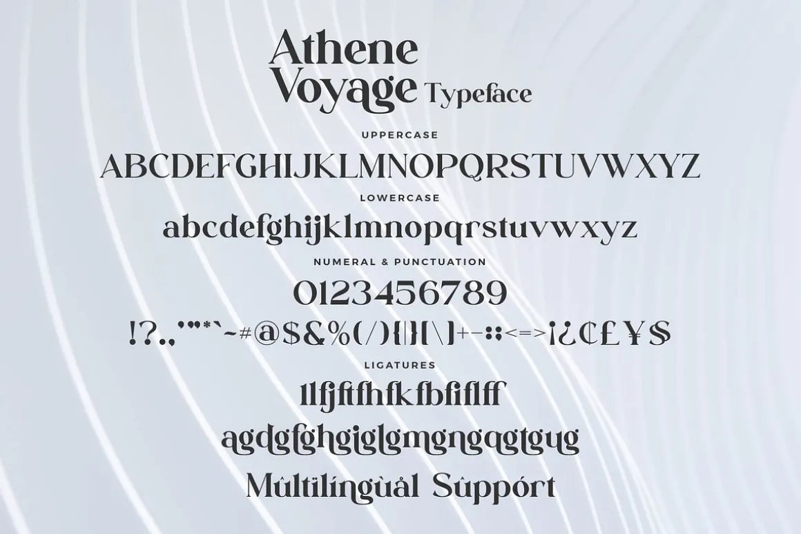 Athene Voyage - Stylish Serif Font