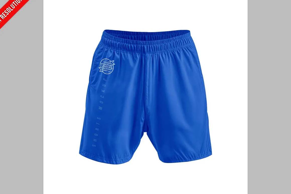 Athletic Shorts Mockup