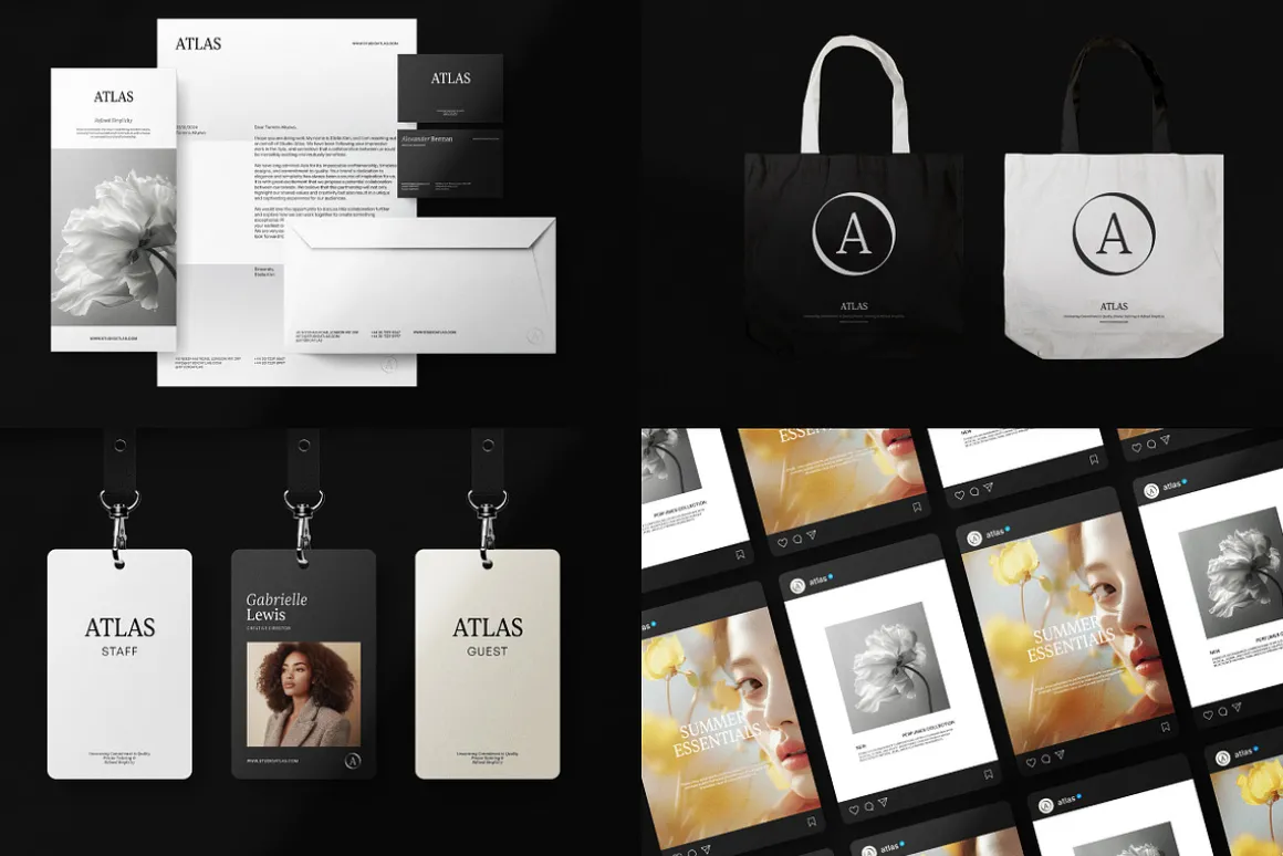 ATLAS / Branding Mockups (02)