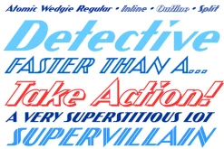 Atomic Wedgie - Art Deco comic font