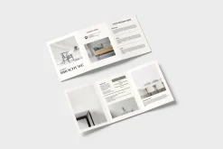 A4 Trifold Brochure Mockup