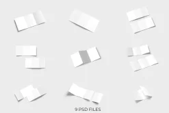 A4 Trifold Brochure Mockup