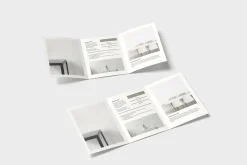 A4 Trifold Brochure Mockup