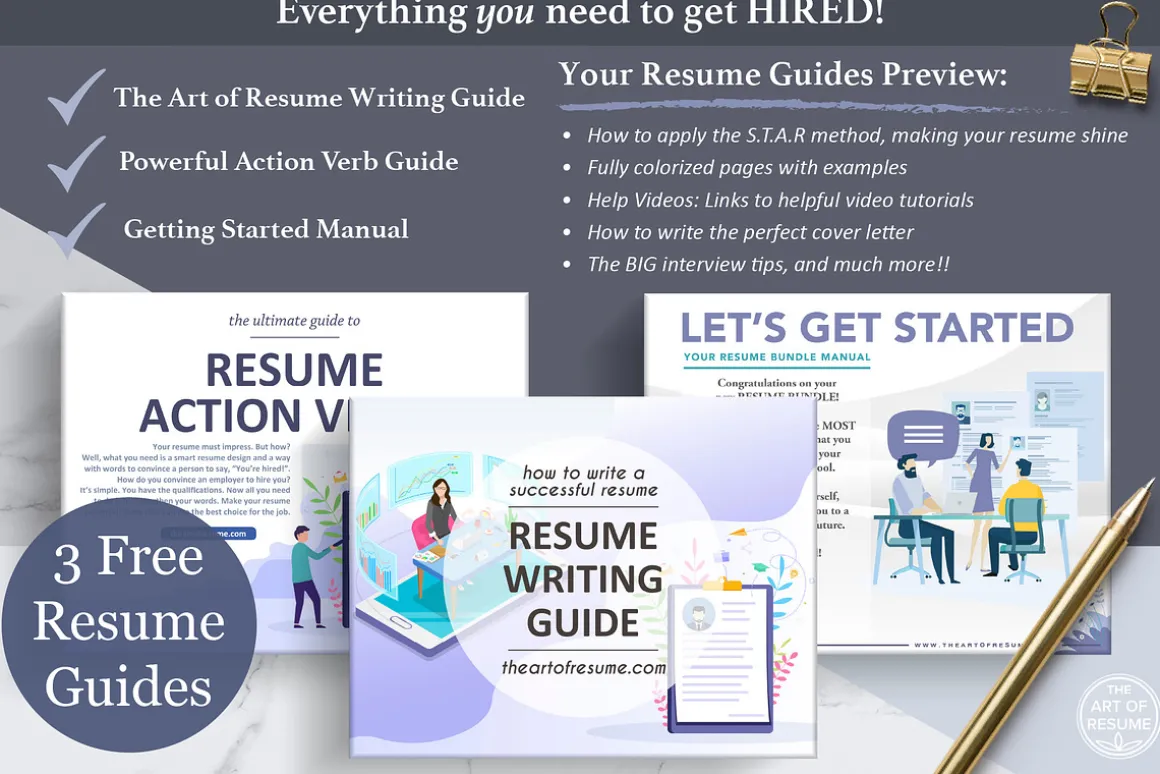 ATS Friendly Resume Design Bundle
