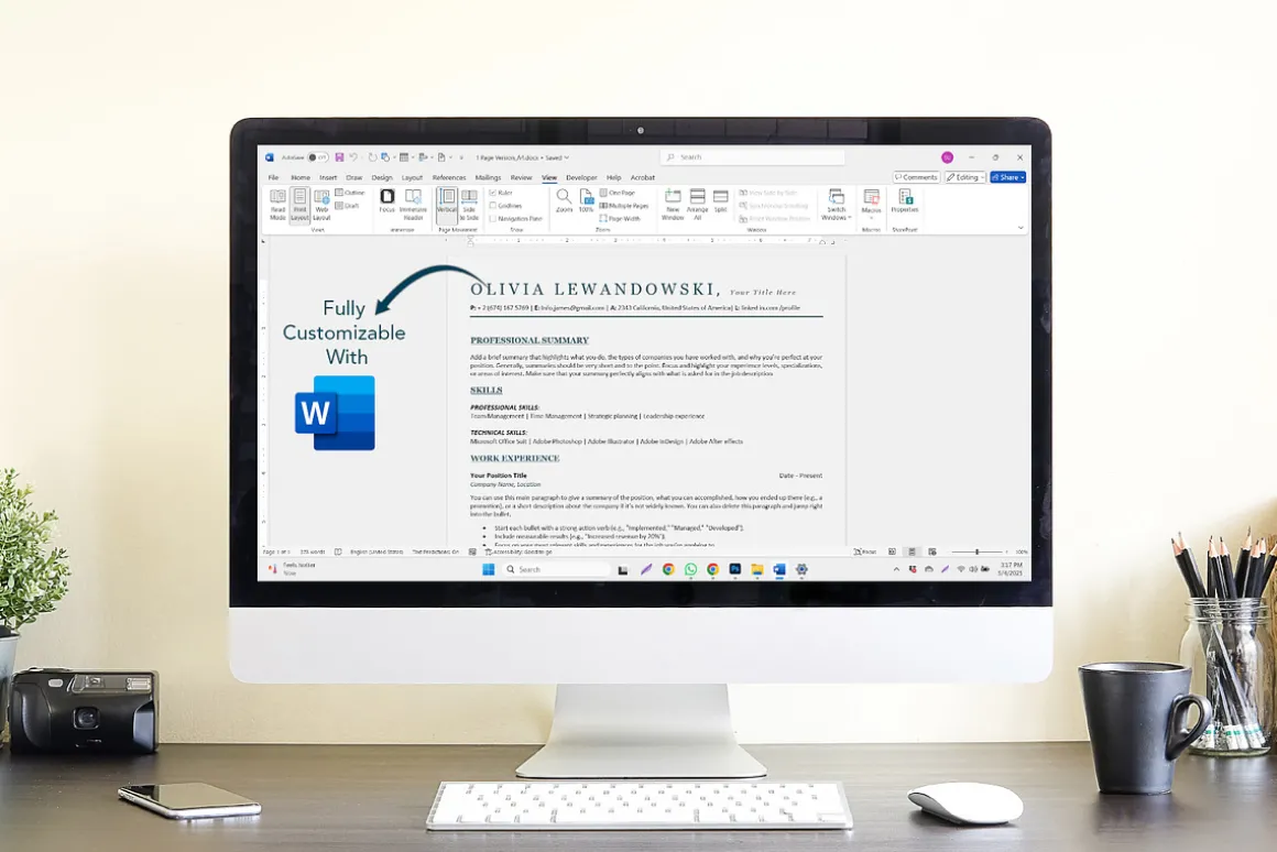 ATS Friendly Resume Template