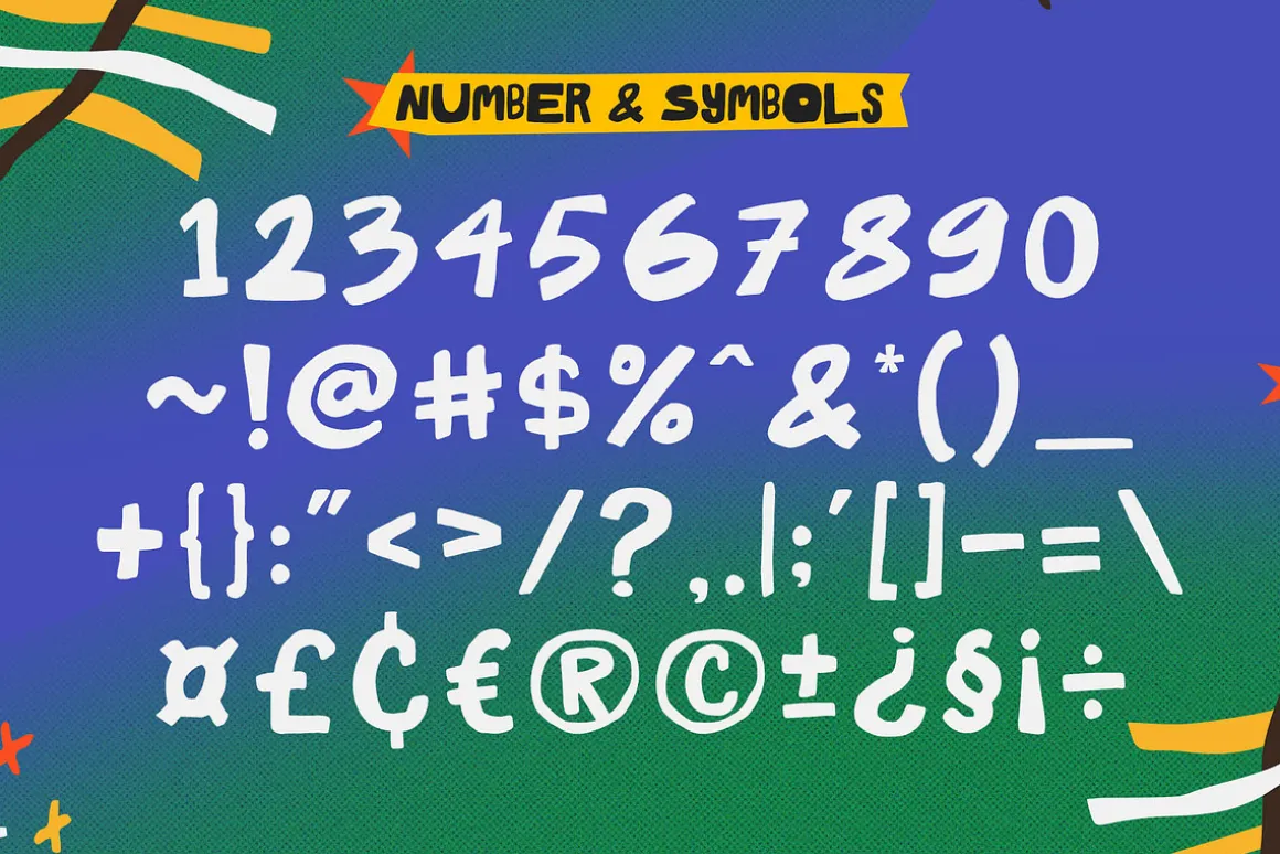 AT Slackers Hand Drawn Font
