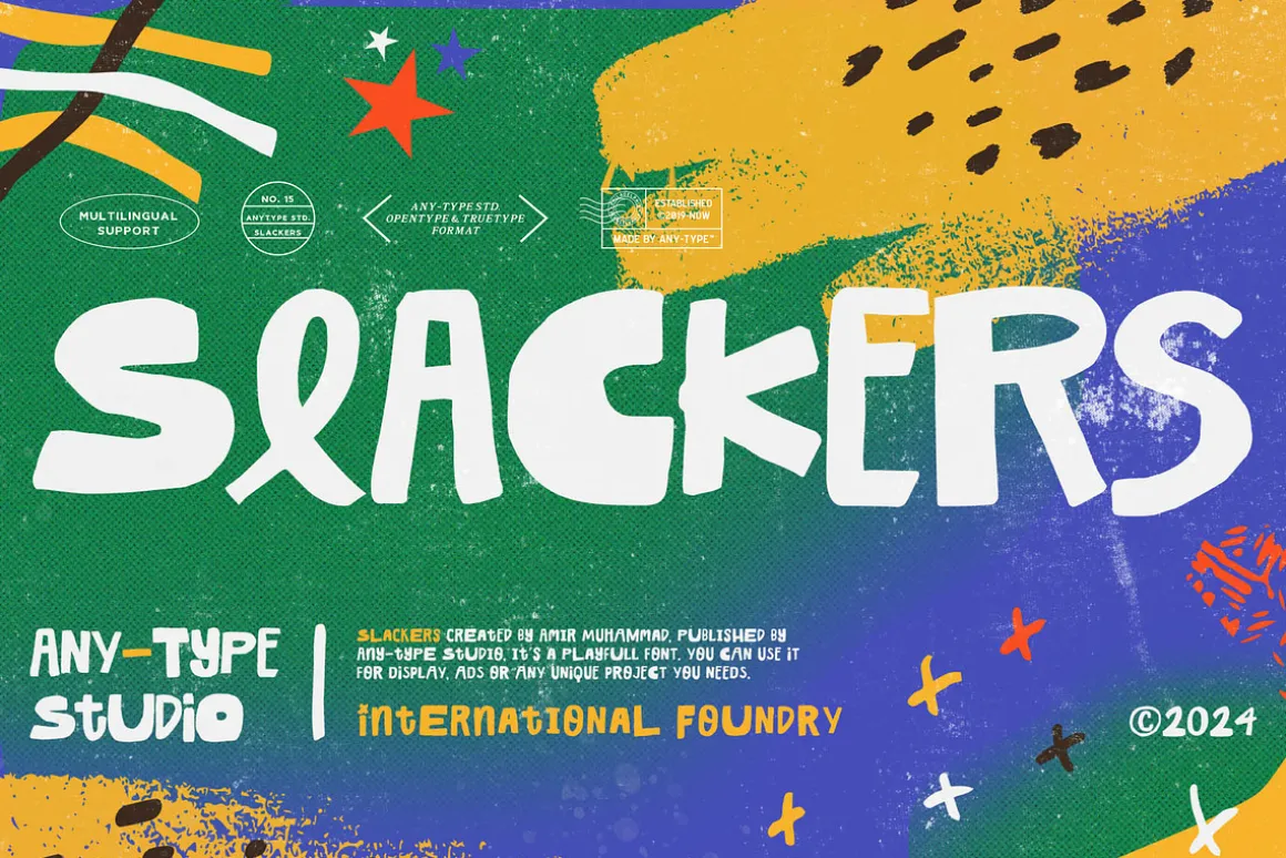 AT Slackers Hand Drawn Font