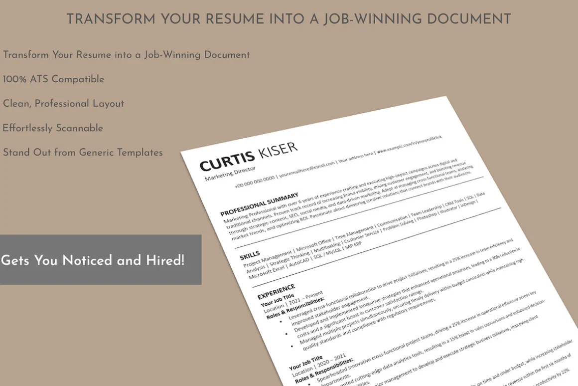 ATS Resume / CV