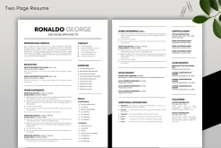 ATS Resume CV Word & Google Docs 59