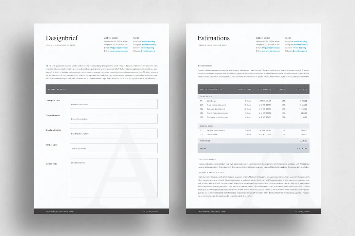 Auckland Branding Set