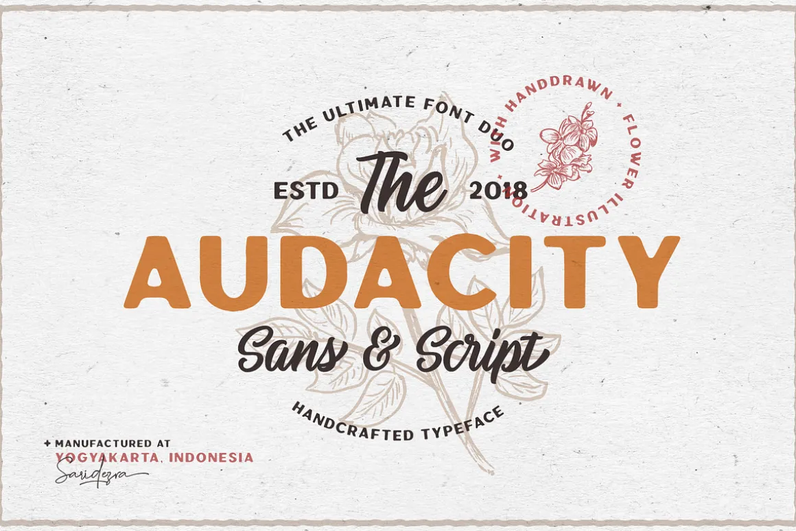 Audacity - Font Duo (+EXTRAS)