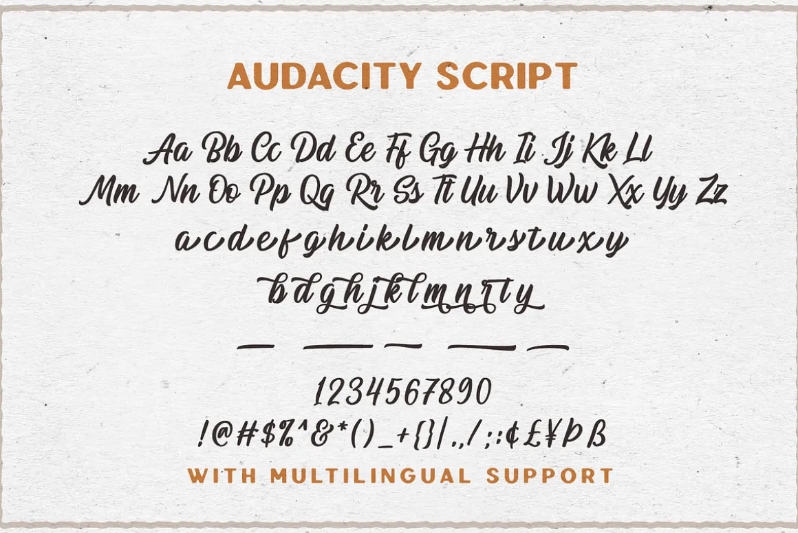 Audacity - Font Duo (+EXTRAS)