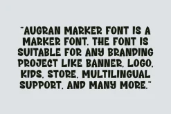 Augran Marker Font