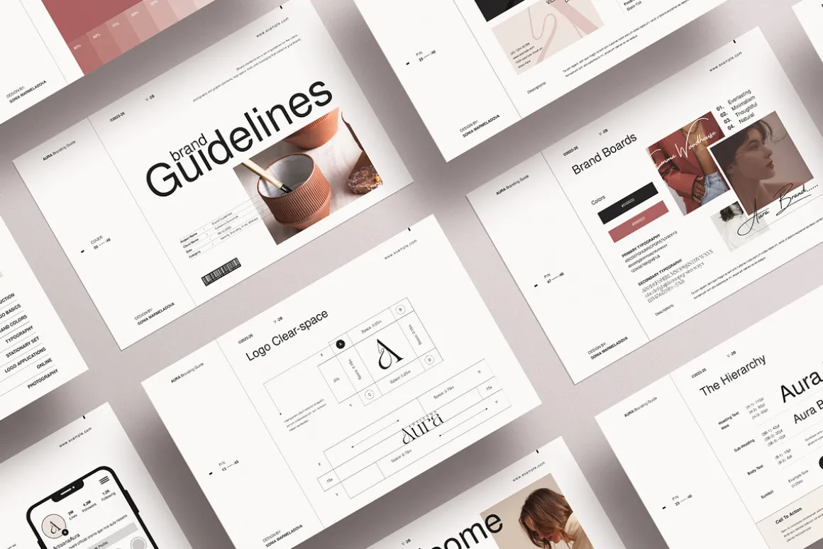AURA | Brand Guidelines Template