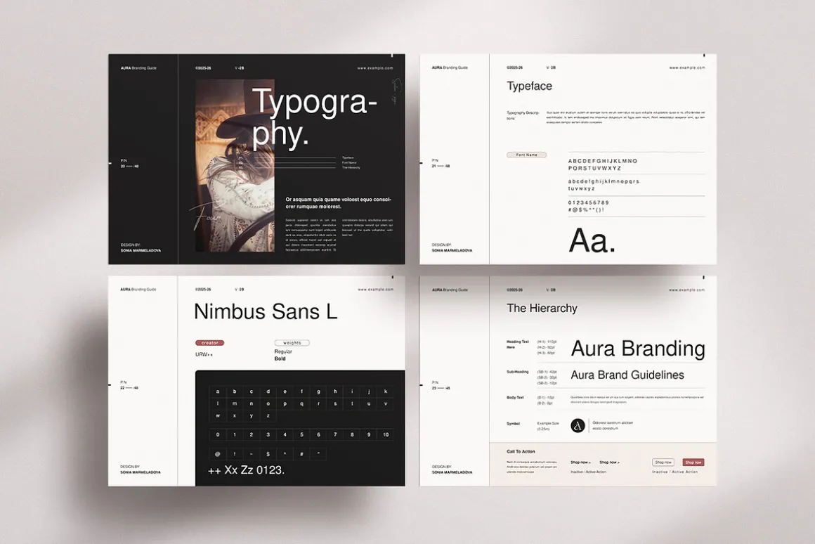AURA | Brand Guidelines Template