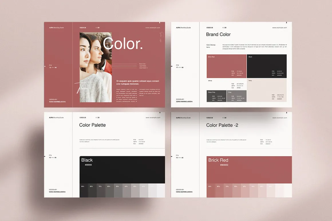AURA | Brand Guidelines Template
