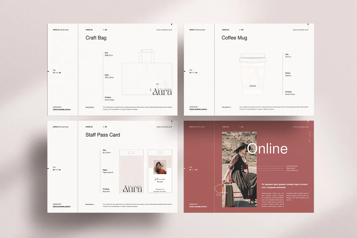 AURA | Brand Guidelines Template
