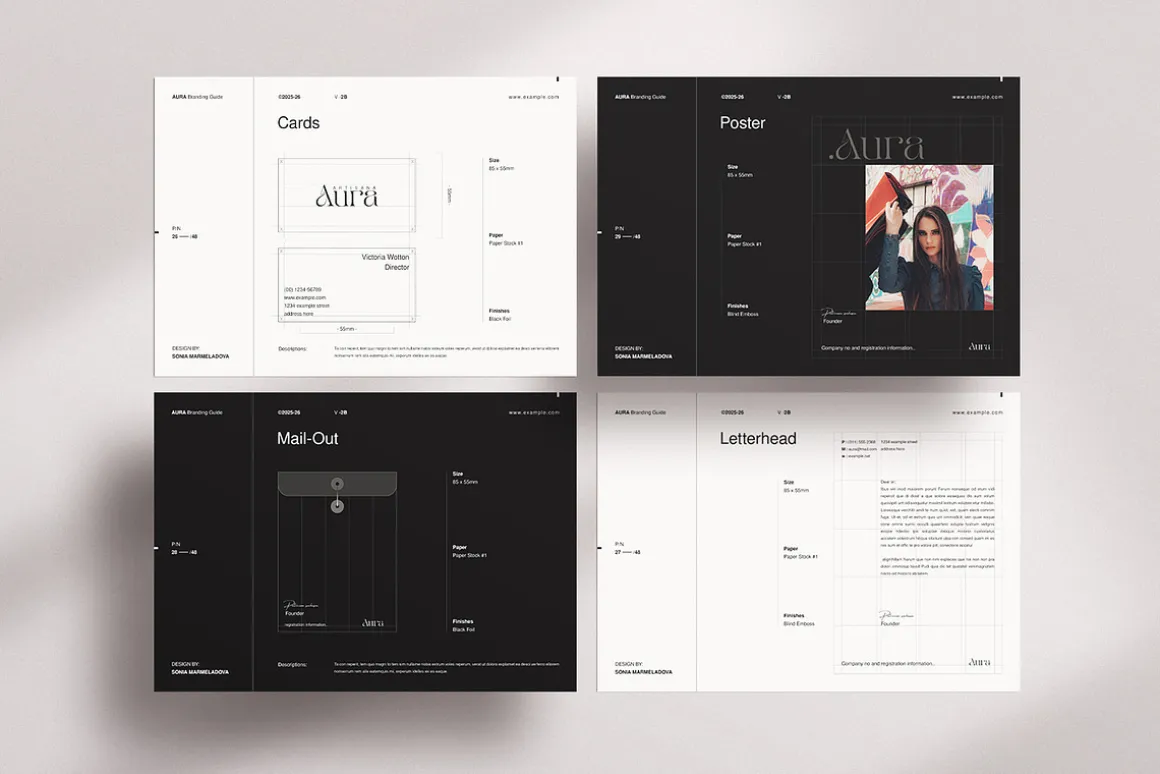 AURA | Brand Guidelines Template