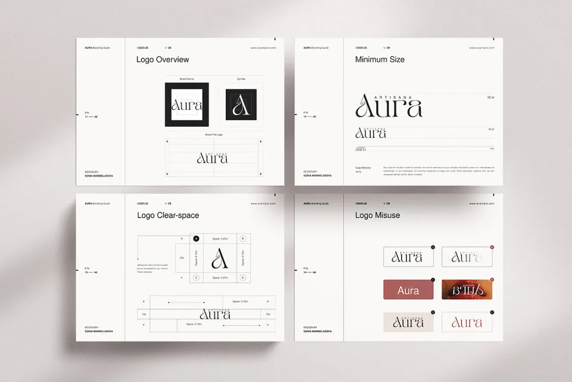 AURA | Brand Guidelines Template