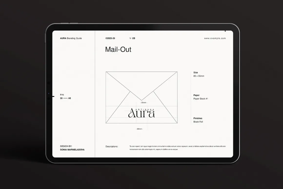 AURA | Brand Guidelines Template