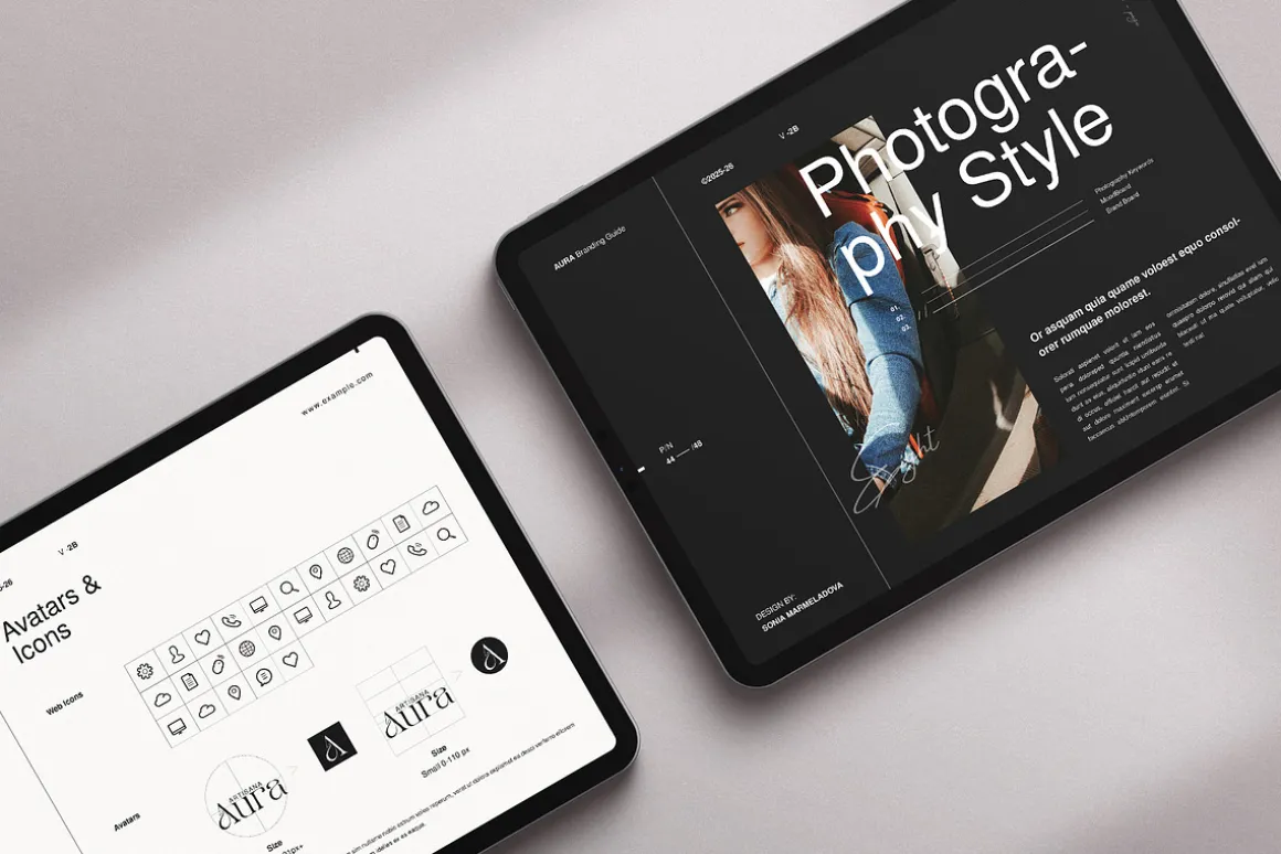 AURA | Brand Guidelines Template