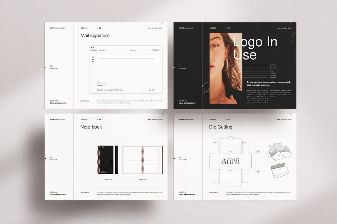 AURA | Brand Guidelines Template