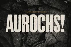 Aurochs: letterpress type family