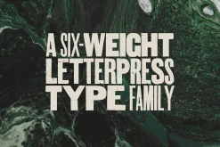 Aurochs: letterpress type family