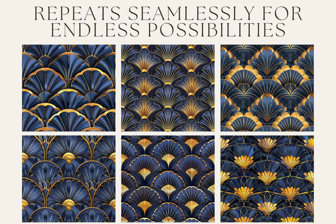 10 Aurora's Art Deco Patterns
