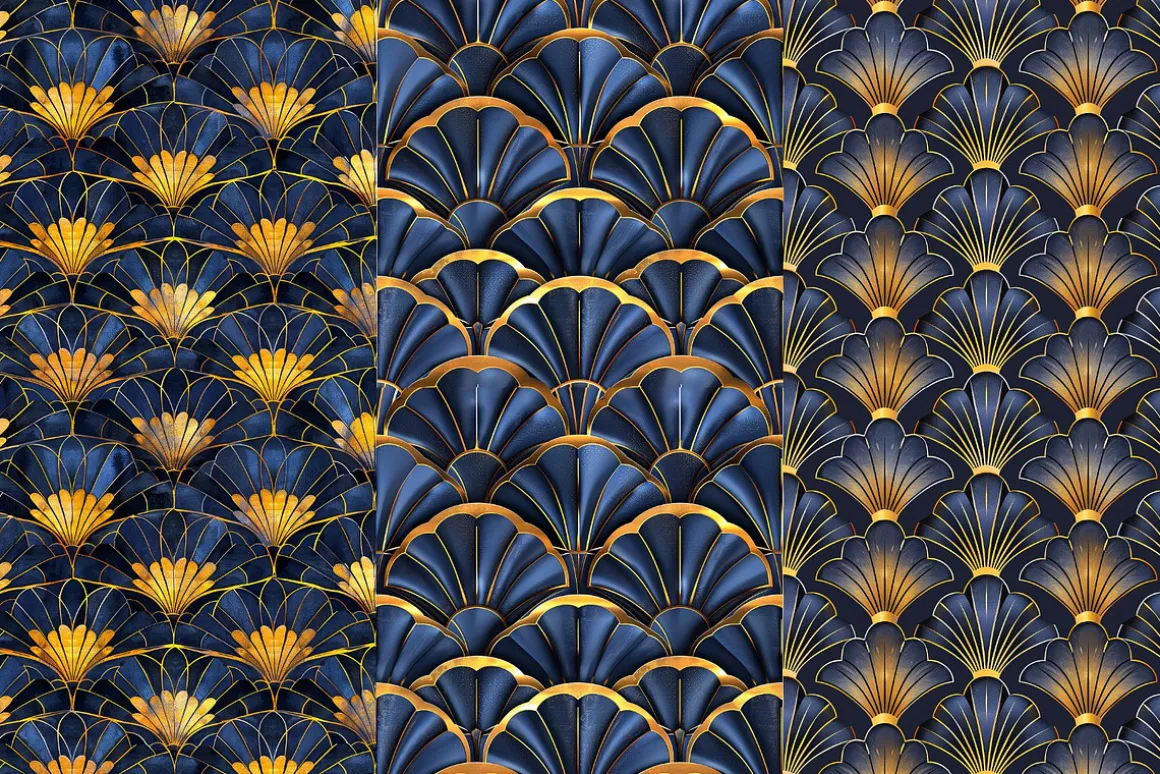 10 Aurora's Art Deco Patterns