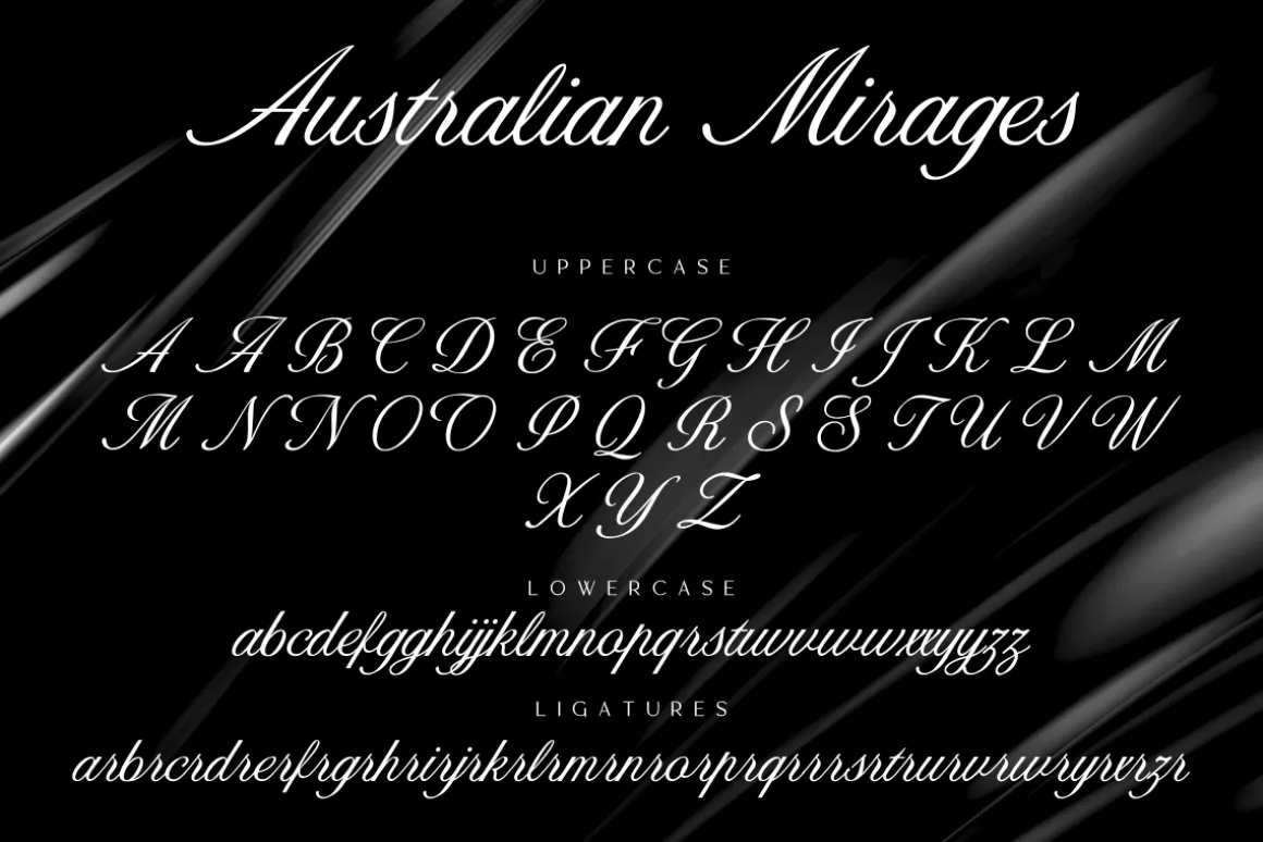 Australian Mirages – Calligraphy