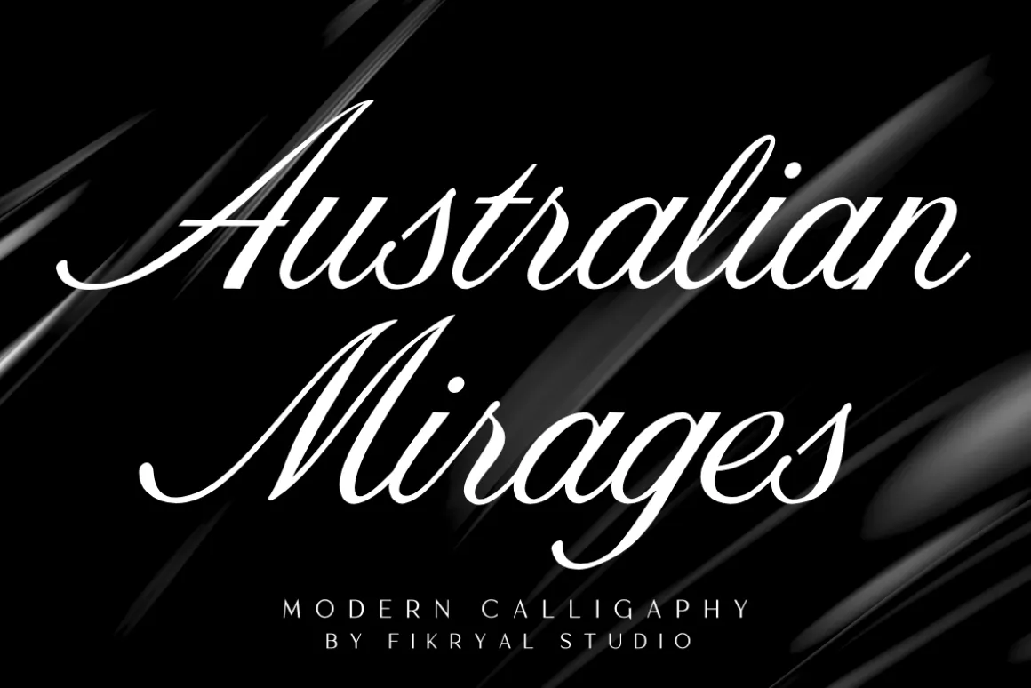 Australian Mirages – Calligraphy