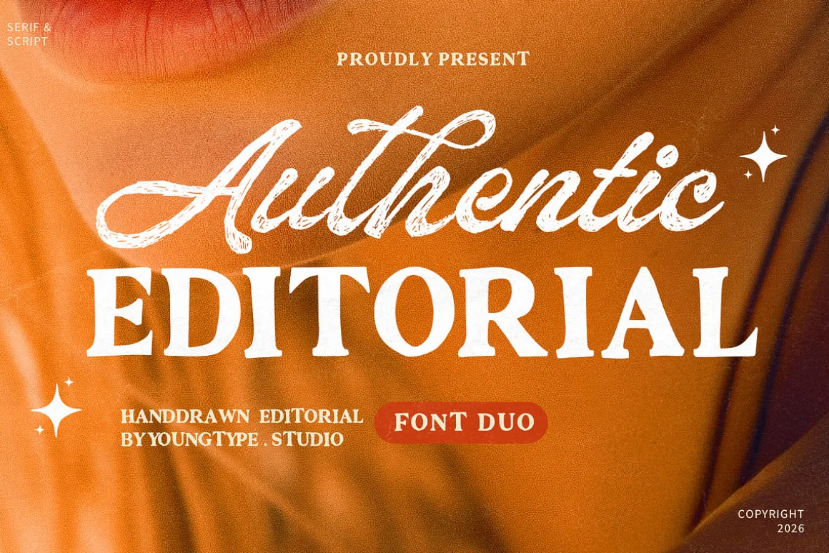 Authentic Editorial - Font Duo