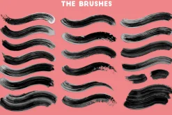 Authentic Acrylic Brushes