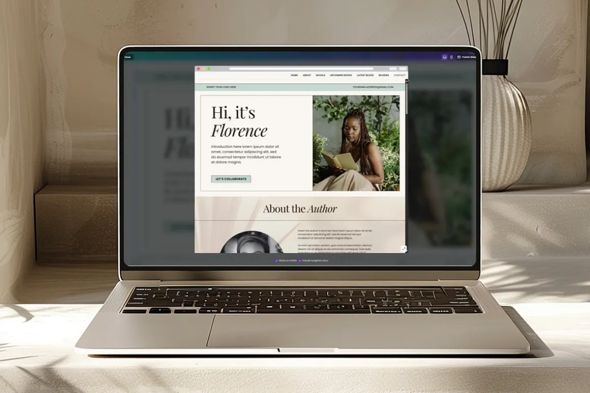 Author Landing Page