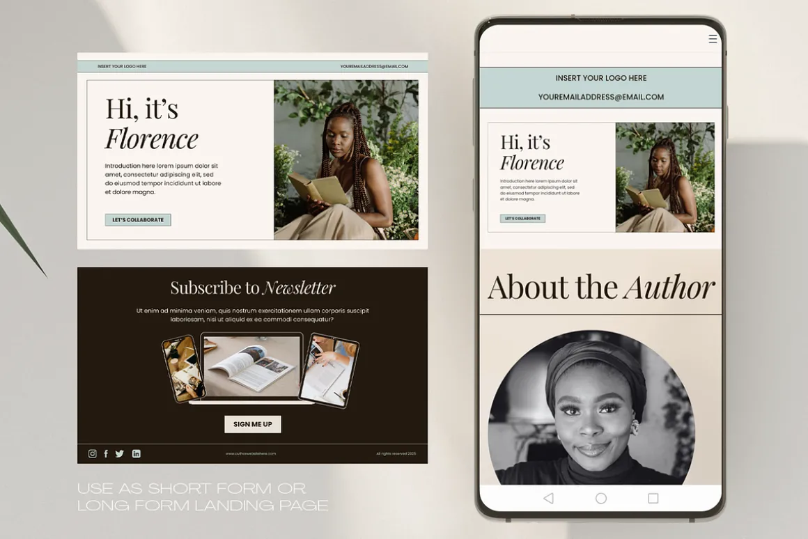 Author Landing Page