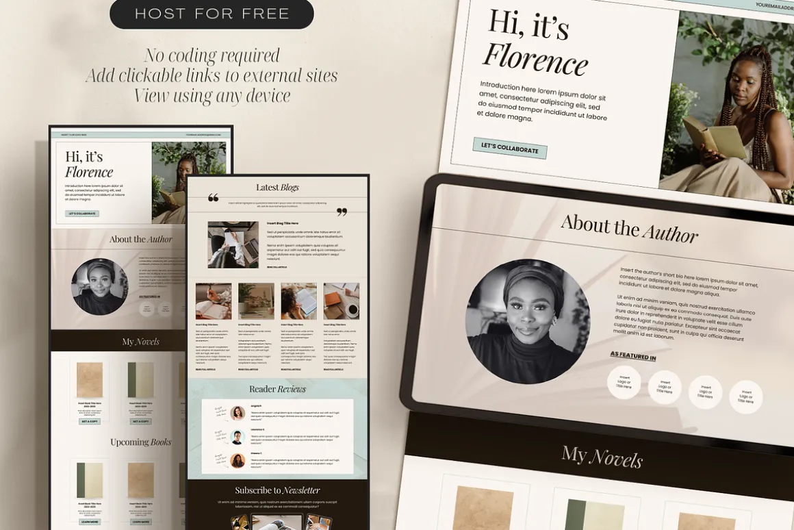 Author Landing Page