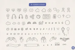 Autism Awareness Hand Drawn Set