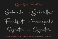 Autography - Signature Font