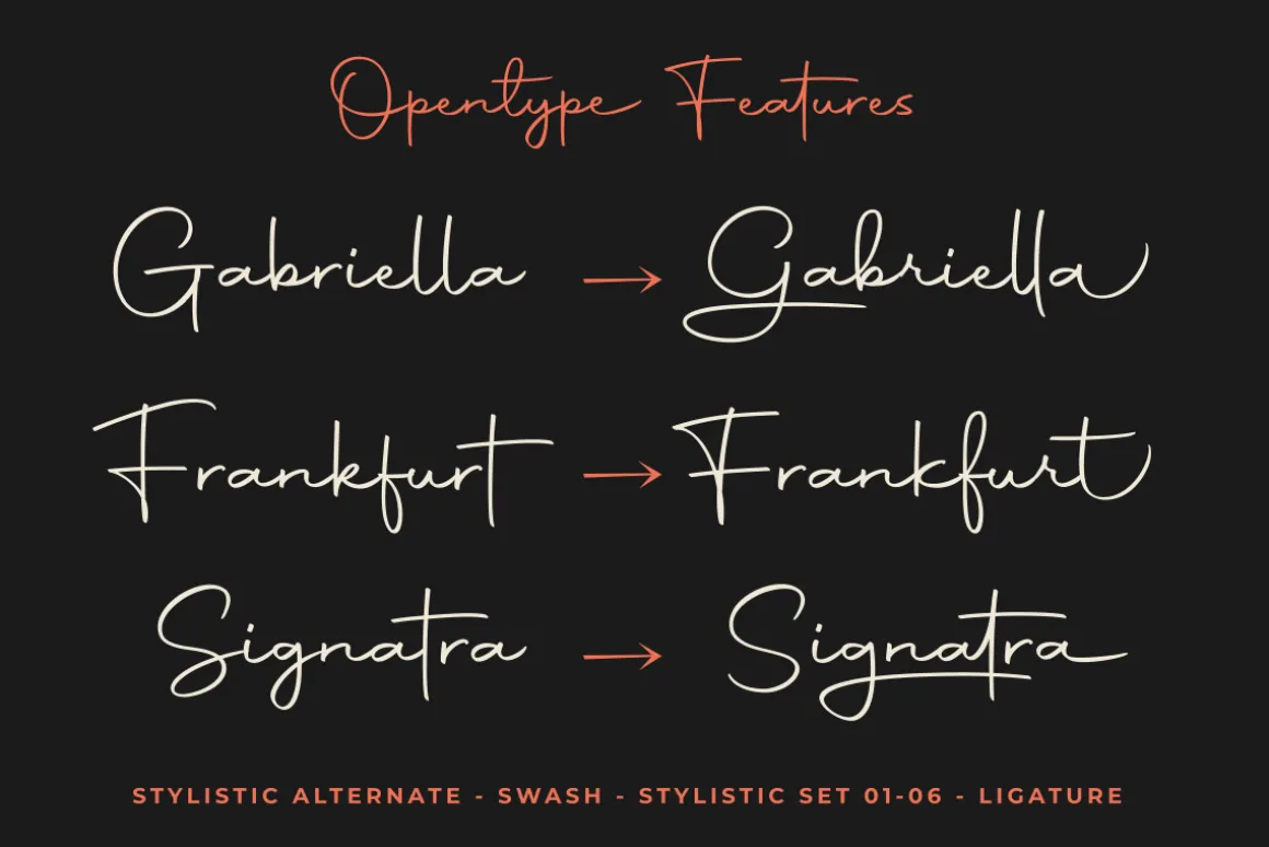Autography - Signature Font