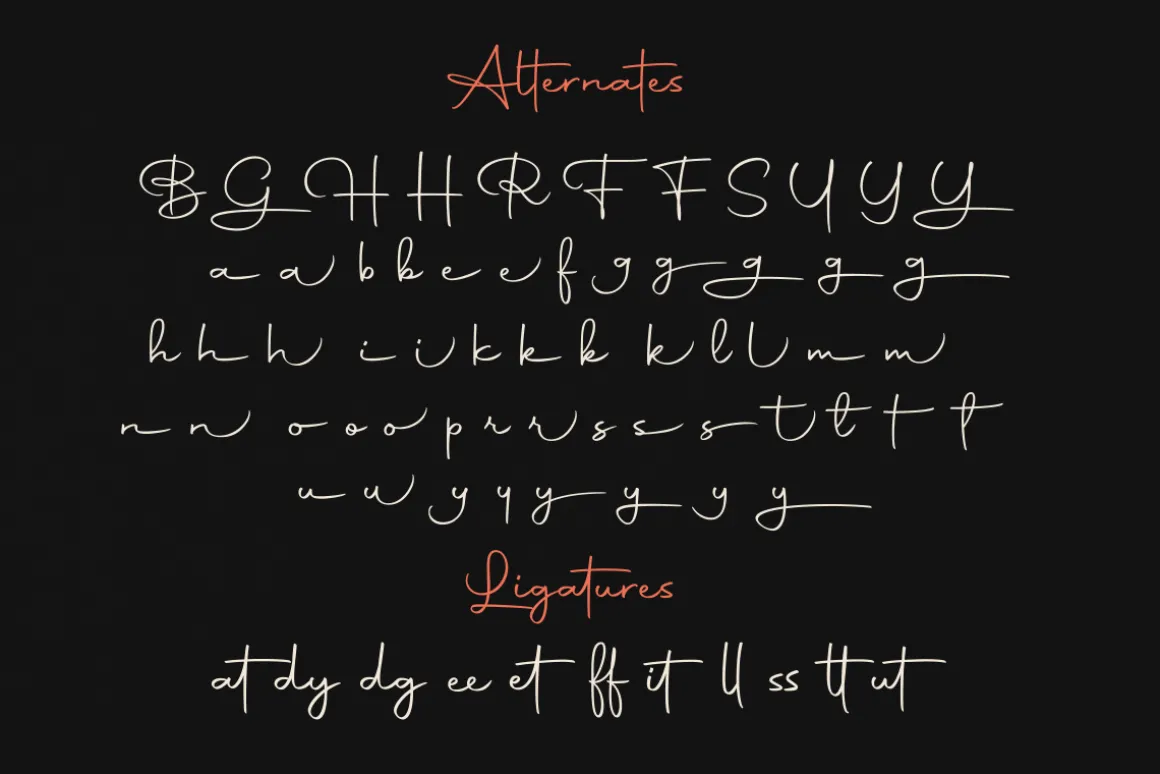 Autography - Signature Font