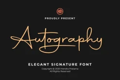 Autography - Signature Font