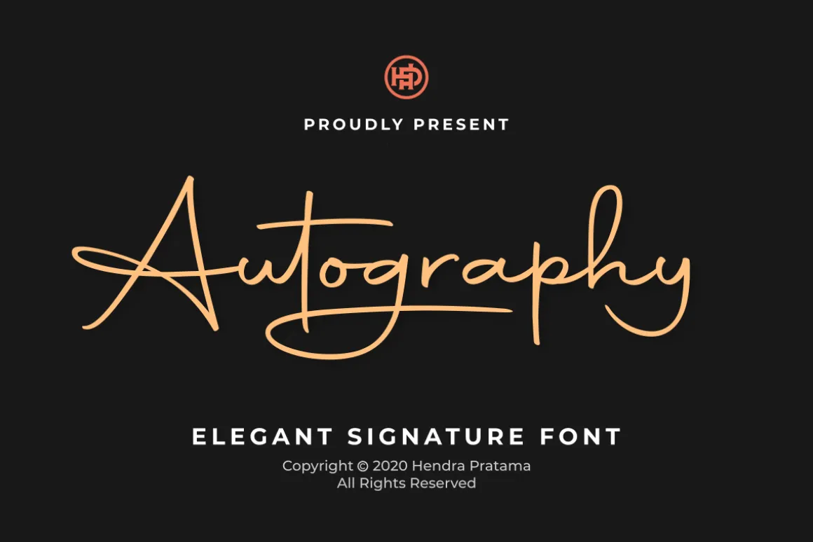 Autography - Signature Font