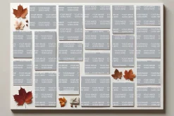 Autumn Fall Mood Board Mockup Templa