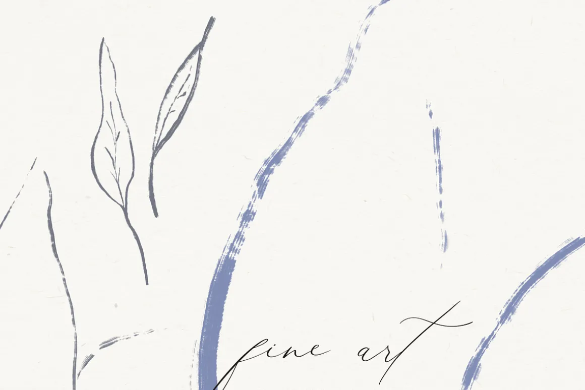 Autumn Fine Art Flower Illustrations