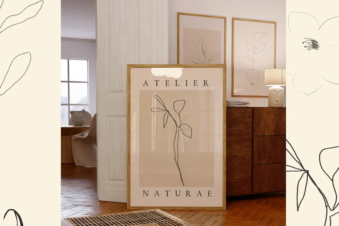 Autumn Fine Art Flower Illustrations