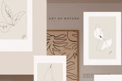Autumn Fine Art Flower Illustrations
