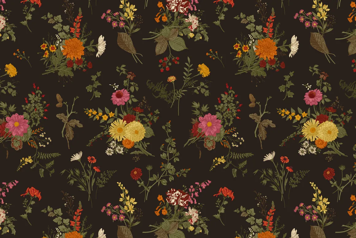 Autumn Garden. Color