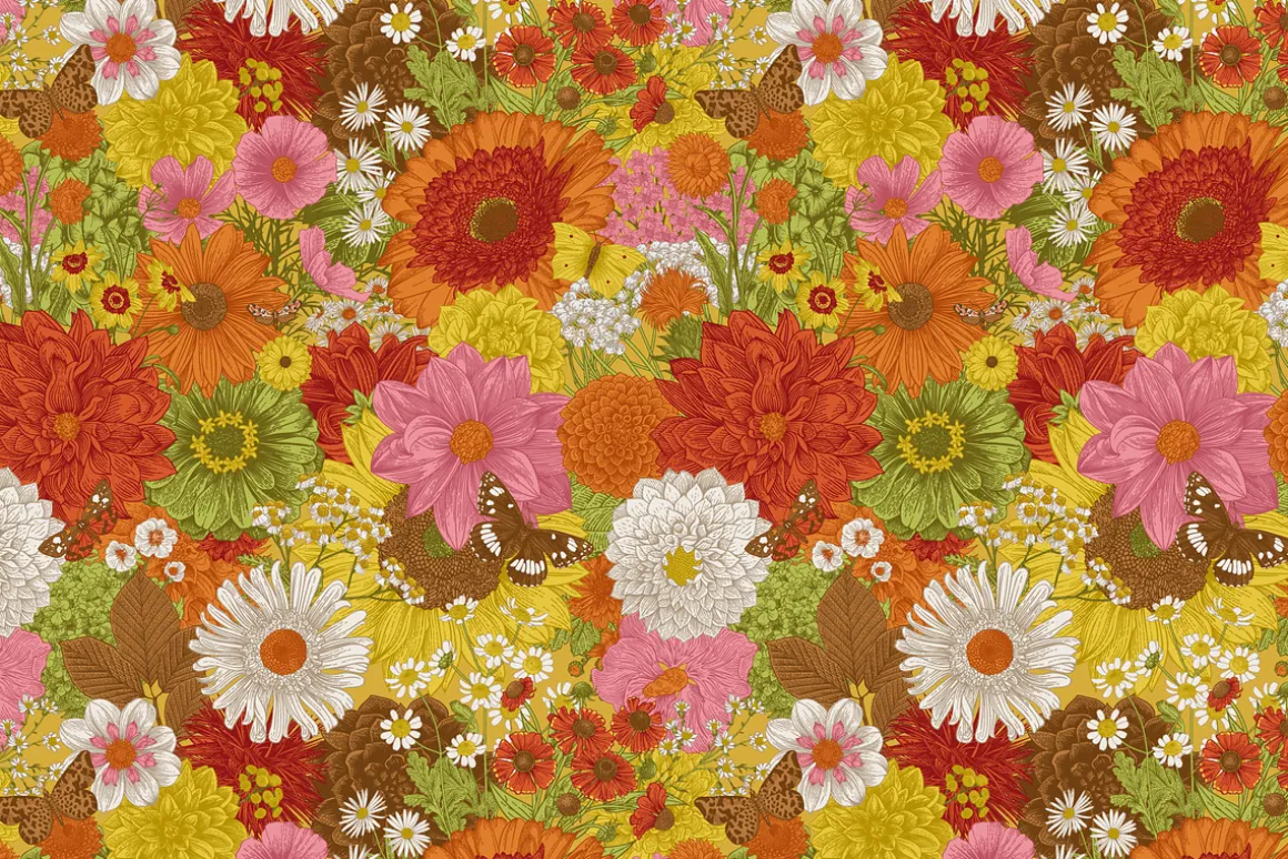 Autumn Garden. Color